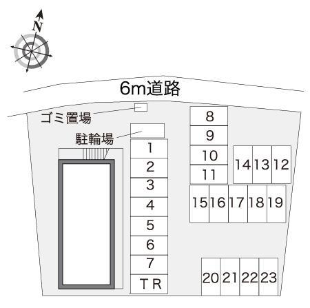 エスペランサ(13050)の駐車配置図