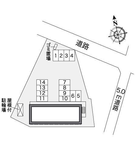 けやき(25904)の駐車配置図