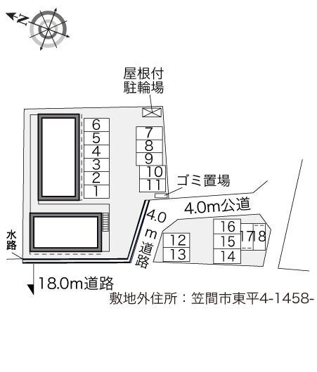 シェソワ 東平(32964)の駐車配置図