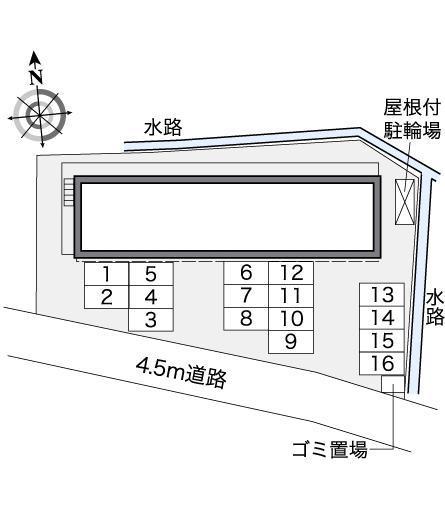 Y RⅡ(39919)の駐車配置図