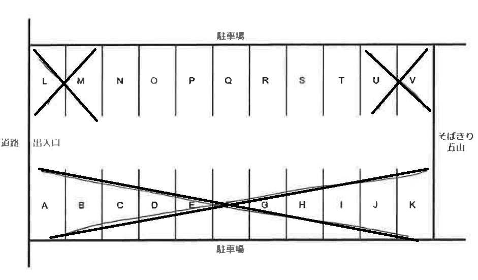 ホーム不動産パーキング26の駐車配置図