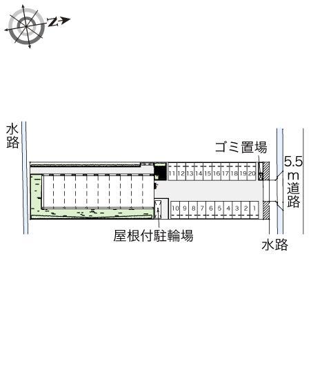 下代エスティⅡ(41753)の駐車配置図