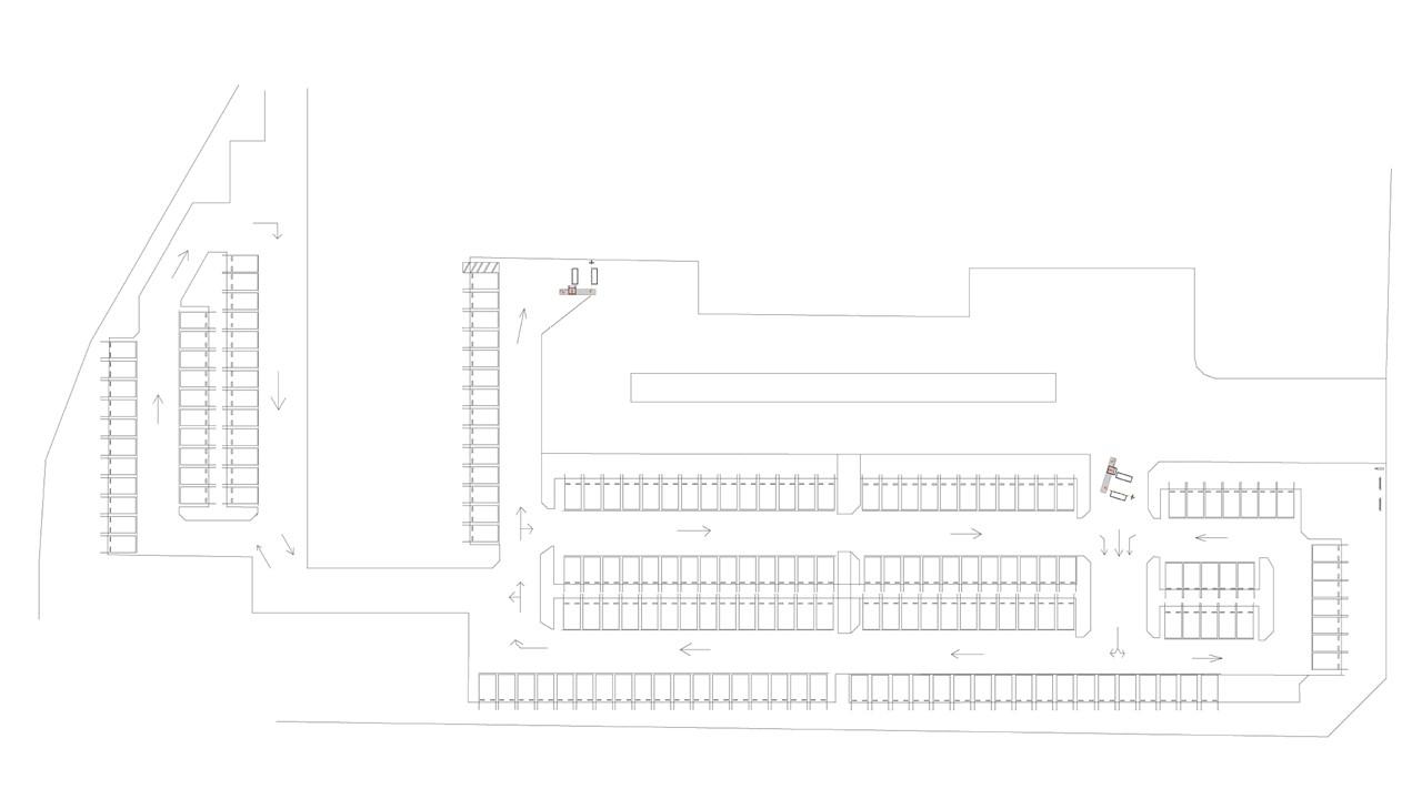 ラ・ジェント・ホテル東京ベイの駐車配置図