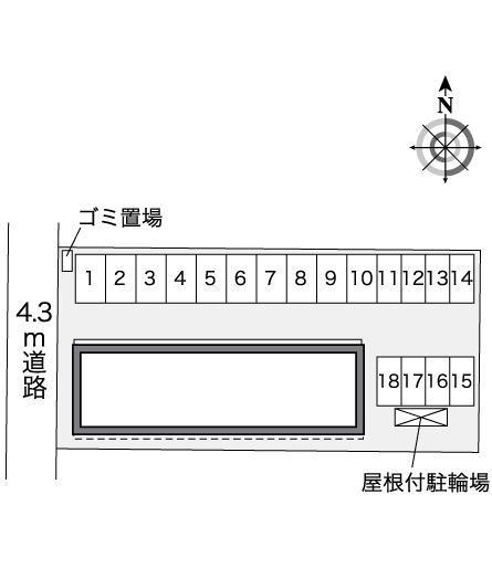 夢風(35666)の駐車配置図