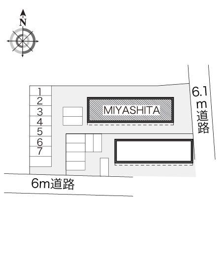 MIYASHITA(13760)の駐車配置図