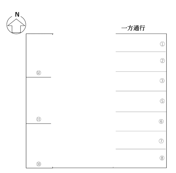 496の駐車配置図