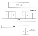 スカイハイツ駐車場の駐車場