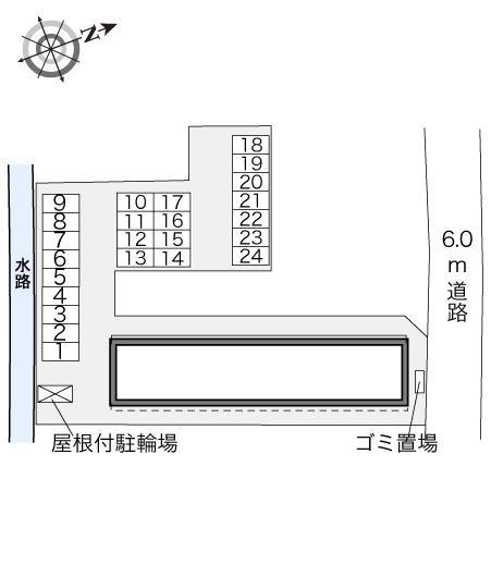 高草(32041)の駐車配置図