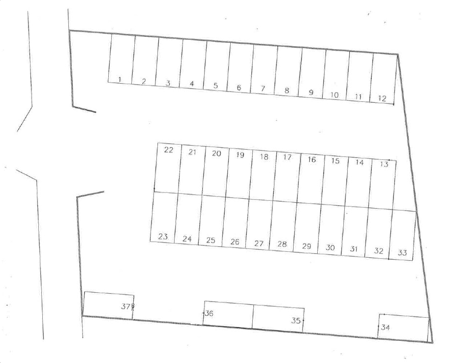 FKアップルパーク作新台1丁目の駐車配置図