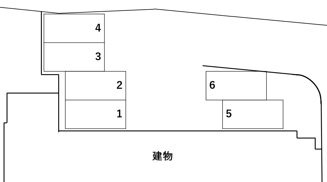 エクセルヴィラ妙蓮寺駐車場の駐車配置図