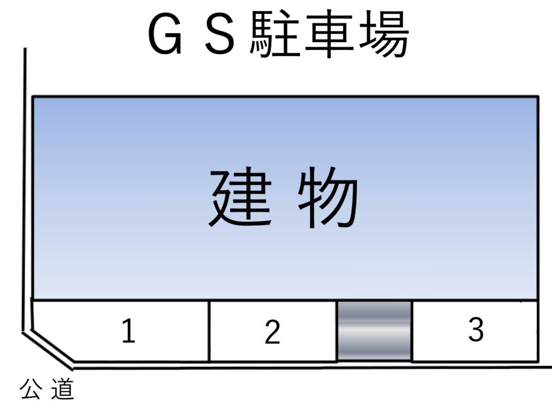 GS駐車場の駐車配置図