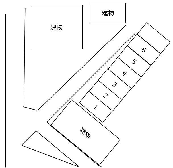 椿山駐車場の駐車配置図