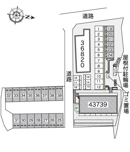住吉2番館(43739)の駐車配置図