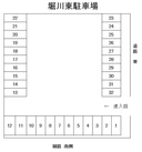 堀川東駐車場の駐車場