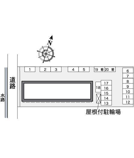 クレイドルⅡ(36842)の駐車配置図