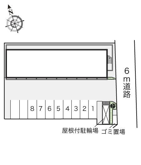 ピーチ(16754)の駐車配置図