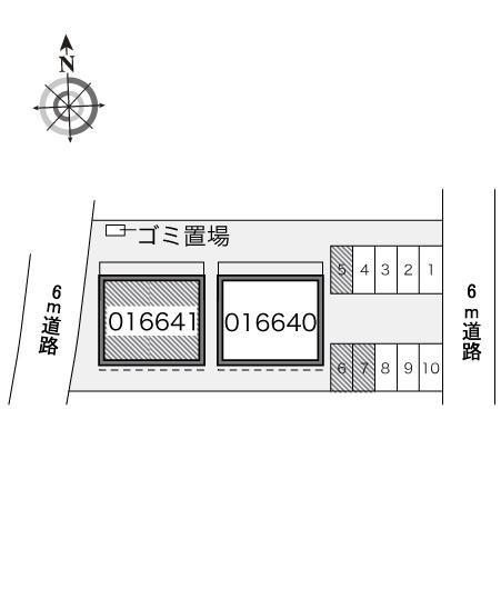 ゴールド(16641)の駐車配置図