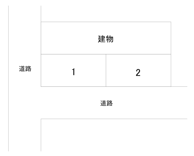 ラフィネ上池台駐車場の駐車配置図