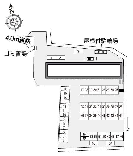 シフォン(40547)の駐車配置図