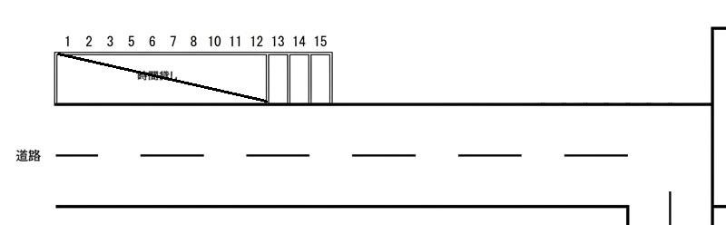 LSアーバンストリート第2パークの駐車配置図