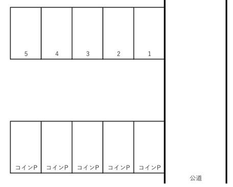 ユハノフ駐車場の駐車配置図