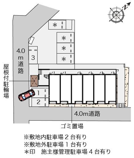 クレイノ櫻(56346)の駐車配置図