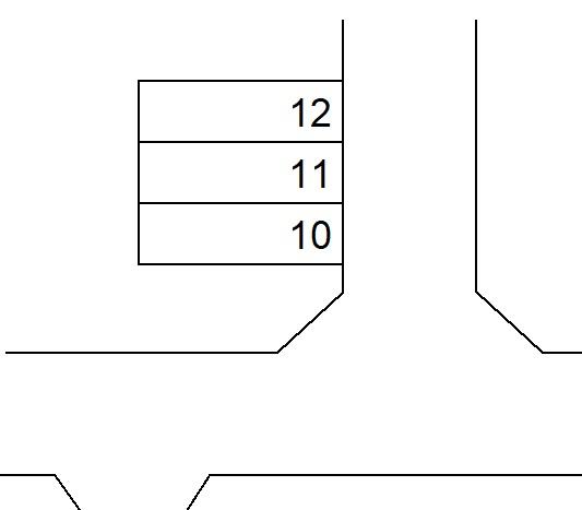 見留政子駐車場の駐車配置図