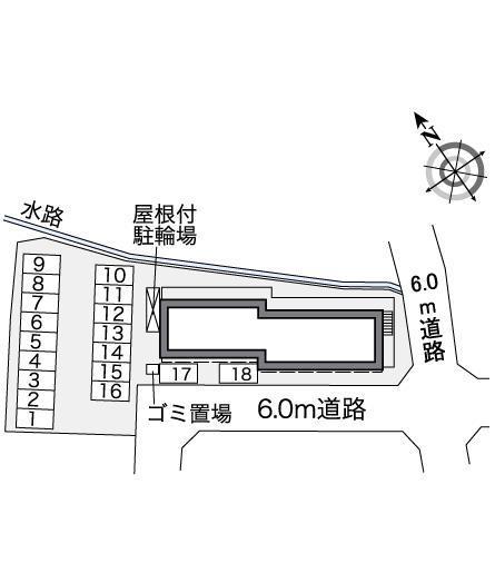 エレガンス藤(35874)の駐車配置図