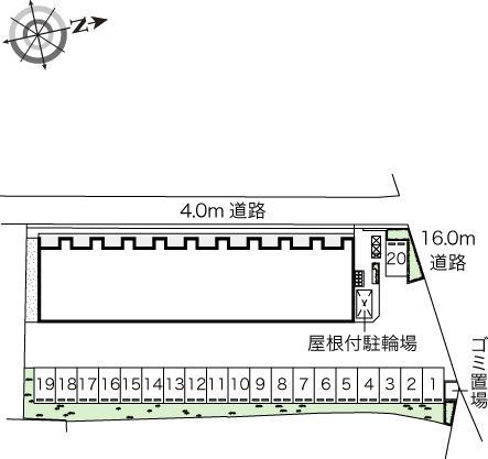 ハイアットⅡ(45023)の駐車配置図