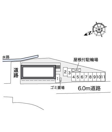 鳥栖YS(39483)の駐車配置図