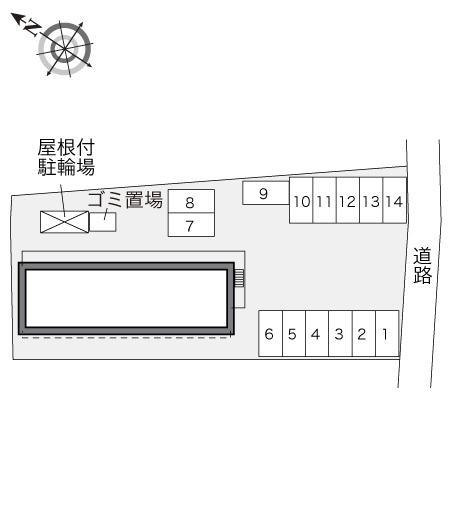 グリーングラス(28298)の駐車配置図