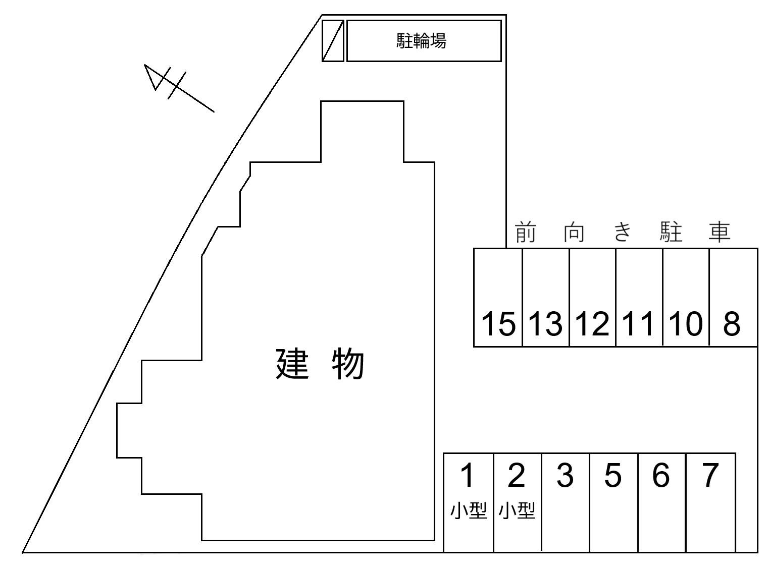 エクレシアⅠの駐車配置図