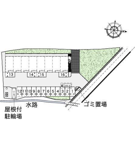 おかのごうⅡ(42884)の駐車配置図