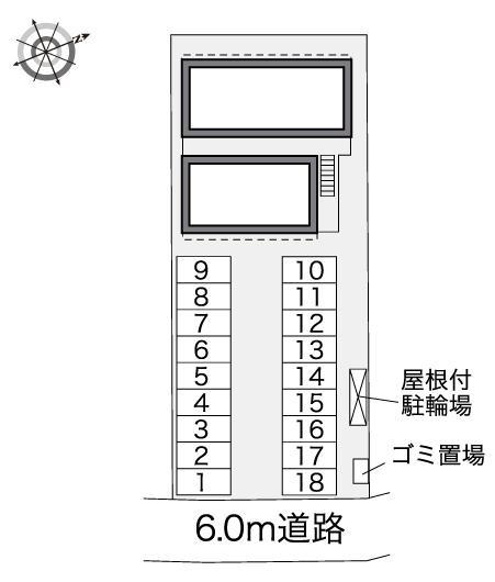 ゴールデンⅡ(40098)の駐車配置図