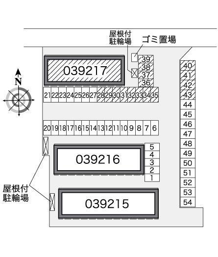 メゾンT C(39217)の駐車配置図