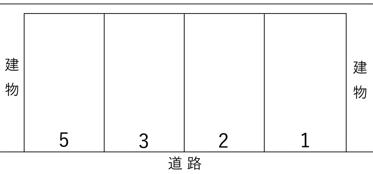 22駐車場の駐車配置図