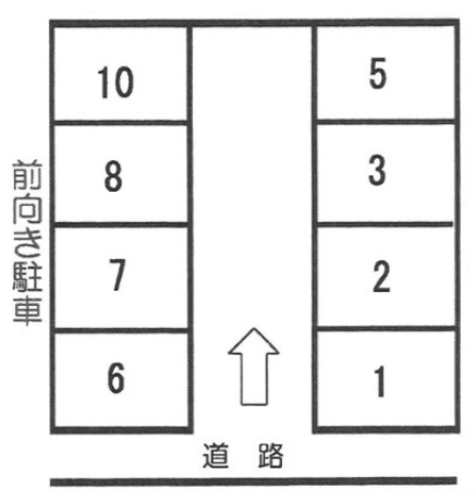 326駐車場の駐車配置図