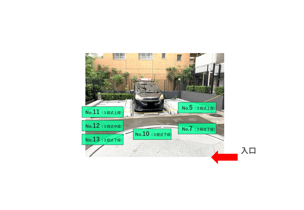 西早稲田1駐車場の外観・駐車場イメージ2枚目