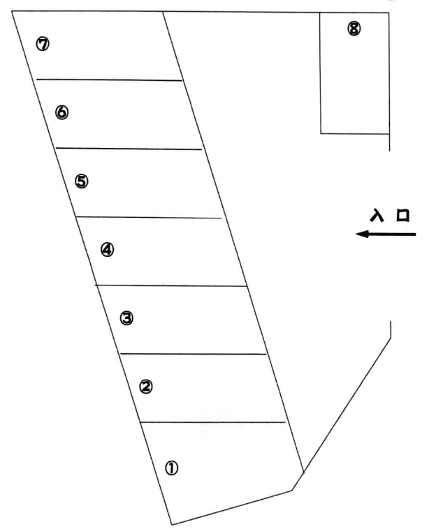 栄5丁目駐車場の駐車配置図