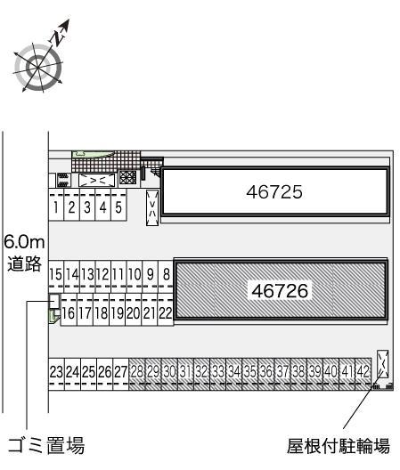 バーン ディーⅡ(46726)の駐車配置図