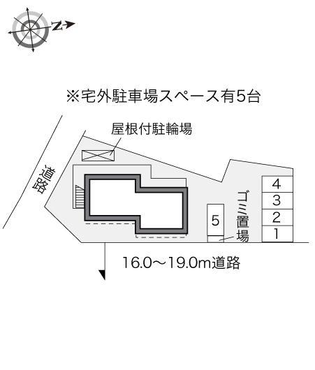 チェリオ(24575) 敷地外駐車場の駐車配置図