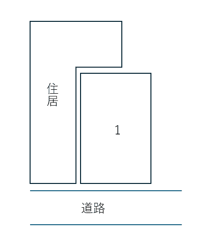 鈴木様駐車場の駐車配置図