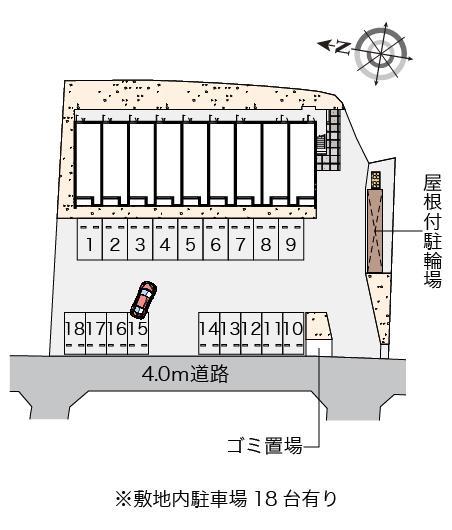 クレイノ行事(57931)の駐車配置図