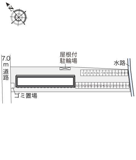 サングレイス桜田(24842)の駐車配置図