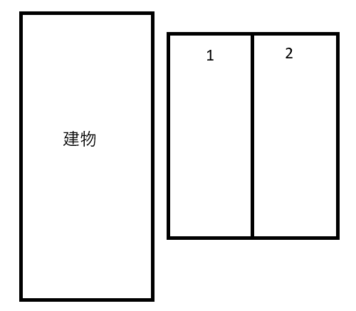 横道第3駐車場の駐車配置図