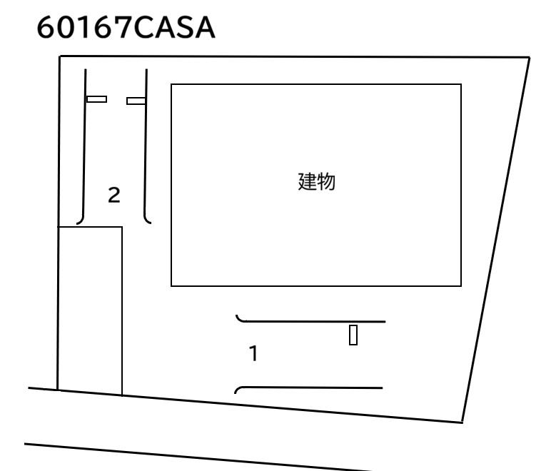 CASAの駐車配置図