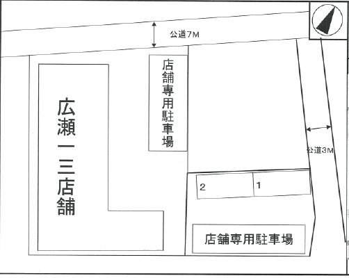 福田3-16Pの駐車配置図