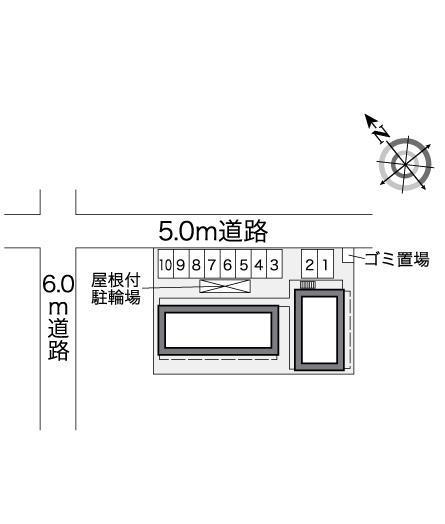 花畑(27513)の駐車配置図