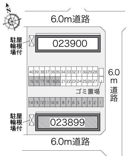 サンハイムⅠ(23899)の駐車配置図