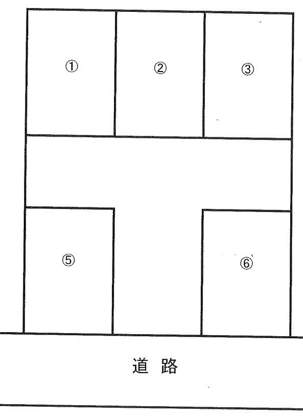 西本モータープールの駐車配置図